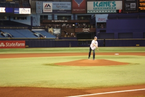 Michael Francis - Rays First Pitch
